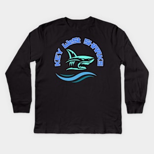 Key west  sharks Kids Long Sleeve T-Shirt